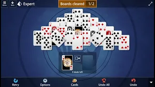 Microsoft Solitaire Collection Pyramid Expert Daily Challenge September 22, 2021