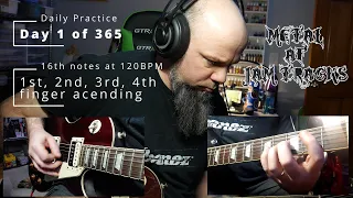 Daily practice video 16th notes @120BPM.