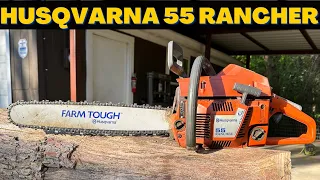 Husqvarna 55 Rancher Chainsaw Carburetor & Intake Replacement