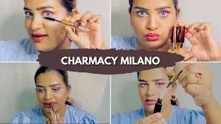 Charmacy Milano True & False Mascara and Charmacy Flattering Nude Lipstick