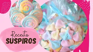 COMO FAZER SUSPIROS PARA FESTAS | PIRULITO E MINI SUSPIROS