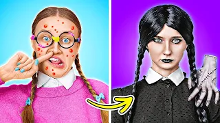 ¡De NERD a MERLINA! Cambio de look con dispositivos de TikTok por La La Vida Emojis