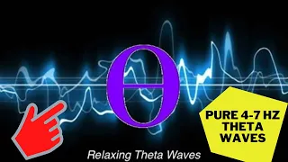 100% Pure 4-8 Hz low-frequency Theta Waves help you relax and meditate| #relaxu24x7 #meditation