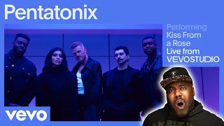 FIRST TIME HEARING | Pentatonix - Kiss From A Rose | REACTION