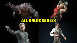 Separate Ways - All Unlockables Showcase (Resident Evil 4 Remake DLC All Unlockables)