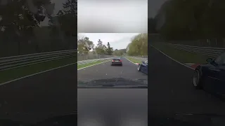 3x E46 M3 side by side on the Nürburgring 🔥🚂