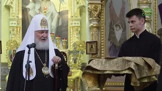 Святейший Патриарх Московский и всея Руси Кирилл посетил Успенский собор Пензы.