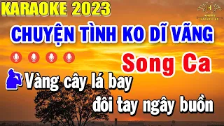 Chuyện Tình Không Dĩ Vãng Karaoke Song Ca Nhạc Sống | Trọng Hiếu