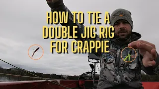 How To Tie TWO Jigs On ONE Line. FAST And SIMPLE.