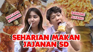 PERTAMA KALI MAKAN JAJANAN SD HARUS DISUAPIN VILMEI!!