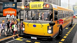 Bus Simulator 21 - School Bus DLC | Route 4 | BeastDriver