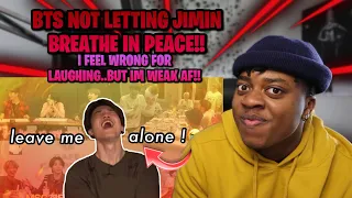 They ARE WRONG FOR THIS LMAOO| BTS not letting Jimin breathe in peace