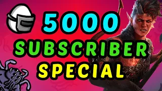 5000 Subscriber Celebration!! - BG3 Honour Mode Warlock!