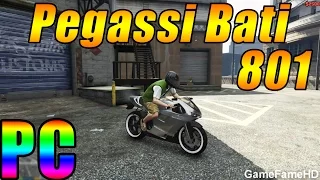 GTA 5 PC - PEGASSI BATI 801 [Customization Guide & Speed Test] Fully Upgraded Motorcycle