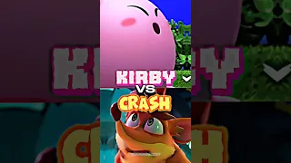 KIRBY VS CRASH #edit #recommended #fyp #crashbandicoot #kirby