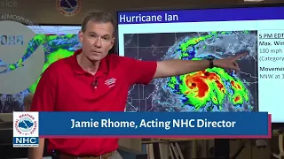 NHC Hurricane Ian 5pm Update SUPERCUT