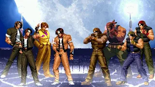 [KOF Mugen] Memorial | Clones of Kyo vs Ralf Jones [ 4vs4 ]