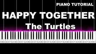 So Happy together - The Turtles | Piano Tutorial