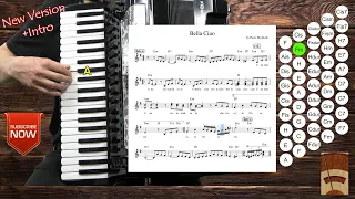 Bella Ciao / El Profesor, Tutorial, Accordion, Akordeon  🇮🇹 🇸🇰