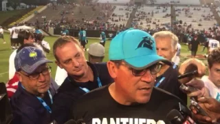 Ron  Rivera on Cam Newton's first day of training camp 2017