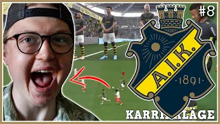 "HAN ÄR GALEN!!" | AIK KARRIÄRLÄGE #8 - FIFA 22 svenska