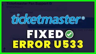 How to Fix Ticketmaster Error Code U533 (FIXED)