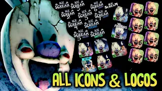 Ice Scream Saga All Icons & All Logos