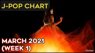 [TOP 100] J-Pop Chart - March 2021 (Week 1) (+Bonus)