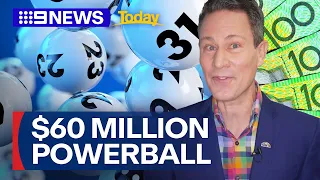 $60 million up for grabs in tonight’s Powerball | 9 News Australia