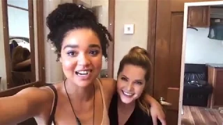 Meghann Fahy Facebook Live feat Aisha Dee