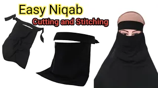 How to Sew a Niqab/ Saudi Niqab  Cutting and Stitching Step by Step