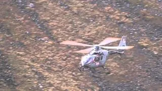 Axalp demonstration 2012 - EC635 take off and landing