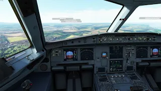 Flight Simulator 2020. Bumpy landing at Edinburgh airport.