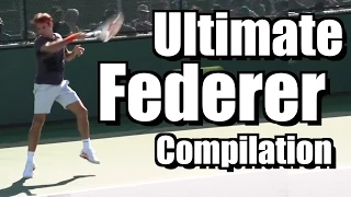 Roger Federer Ultimate Compilation - Forehand - Backhand - Serve - 2013 Indian Wells