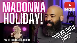 MADONNA - HOLIDAY (LIVE FROM BLONDE AMBITION TOUR) - REACTION!