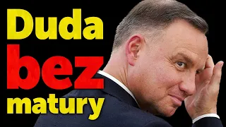 Duda bez matury. Obecny prezydent oblałby maturę nie tylko z angielskiego. Żulczyk nie doszacował...