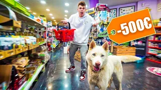 COMPRANDO TODO LO QUE TOQUE MI HUSKY EN UN TIENDA **mala idea**