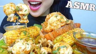 ASMR SEAFOOD BOIL *GIANT LOBSTER TAIL + CUTTLEFISH + OCTOPUS (EATING SOUNDS) NO TALKING | SAS-ASMR