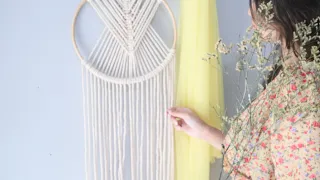 membuat macrame sederhana | DIY macrame simple #macrame #flo.de_Q #flodeq