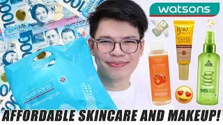 UBOS ANG PERA! 💸 WATSONS HAUL 2020!!! (AFFORDABLE SKINCARE AND MAKEUP) | Kenny Manalad