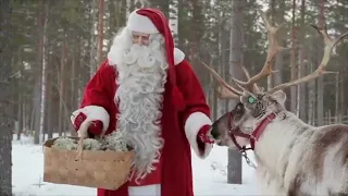 le père Noel en direct de Laponie  a un message pour ma bouboune