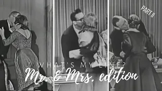 How Well Do You Know Your Spouse's Voice? 👫👩‍❤️‍💋‍👨😂 p.2 | What's My Line?