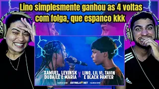 (ESPETÁCULO!) REACT TAVIN, LINO, LIL VI E BLACK PANTER x XAMUEL, MARIA, LEVINSK E DUBAILE | RAGNAROK