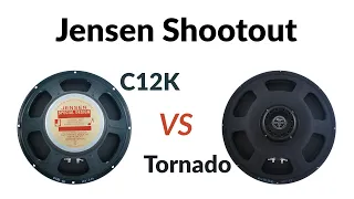 Jensen C12K vs Tornado 100 Classic - 12" guitar speakers
