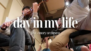 I'm concertmaster?! Emory orchestra vlog feat. Scheherazade