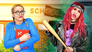 GOOD GIRL VS BAD GIRL || Types Of Girls And Funny Situations At School by 123 GO! GOLD