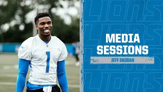 Detroit Lions Media Availability: June 2, 2022 | Jeff Okudah