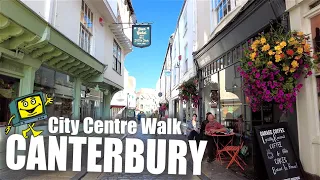 CANTERBURY Kent England 2021 - City Centre Walk (4K)