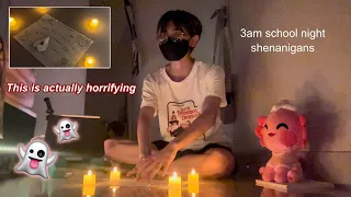 I tried summoning GHOSTS in my dorm because I was bored (bad idea)