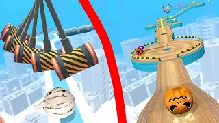 Going Balls Spin The Wheel VS Sky Ball Run - Gameplay - Part 2 ( Android & IOS GamePlays )